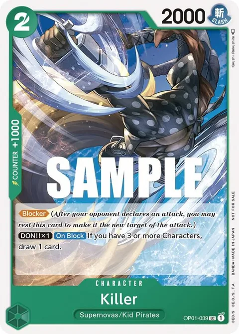 Killer Promotion Pack 2023 OP01-039 One Piece card from One Piece Promotion Cards