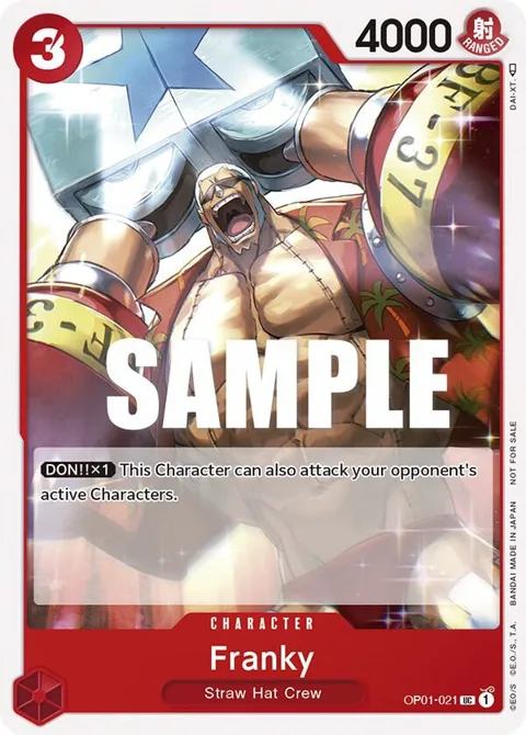 Franky Tournament Pack Vol. 2 OP01-021 One Piece card from One Piece Promotion Cards