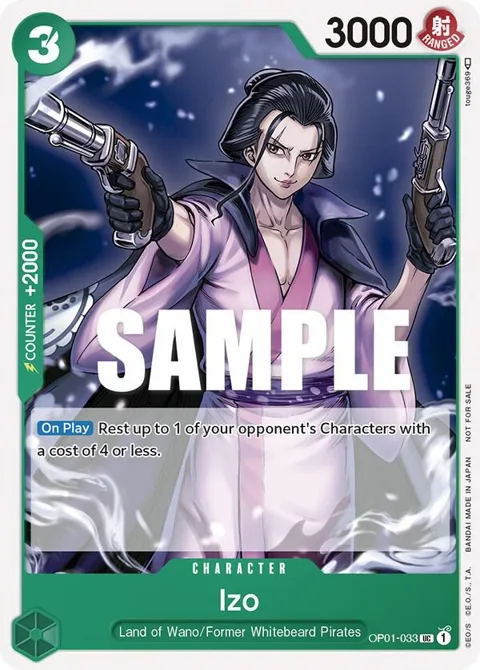 Izo Tournament Pack Vol. 2 OP01-033 One Piece card from One Piece Promotion Cards