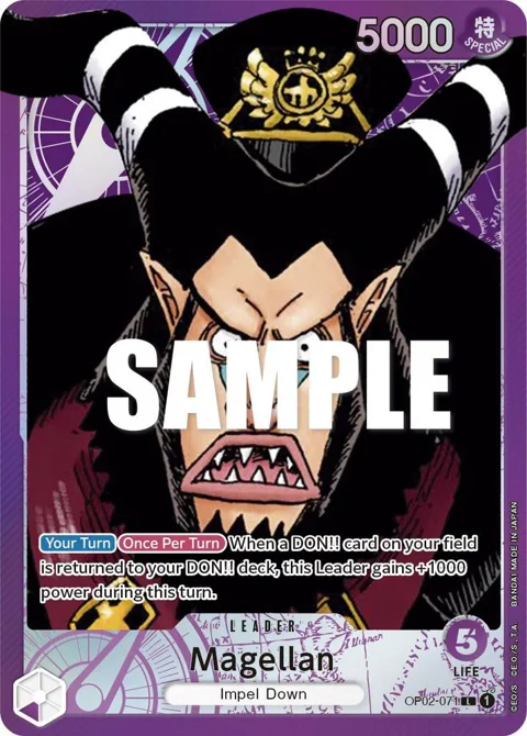 Magellan Alt Art OP02-071 One Piece card from Paramount War