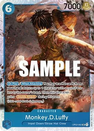 Monkey.D.Luffy OP02-062 One Piece card from Paramount War