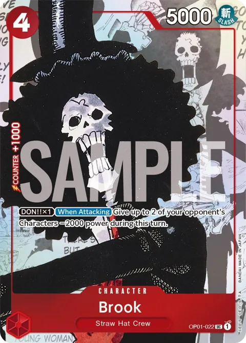 Brook Alt Art OP01-022 One Piece card from One Piece Promotion Cards