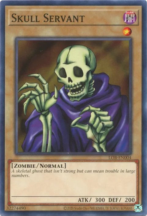 Skull Servant LOB-EN004 LOB-EN Unlimited Common Yu-Gi-Oh card from Legend of Blue Eyes White Dragon (25th Anniversary Edition)