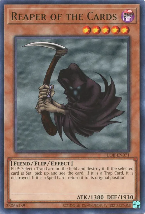 Reaper of the Cards LOB-EN071 Yu-Gi-Oh card from Legend of Blue Eyes White Dragon (25th Anniversary Edition)