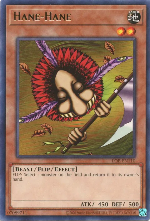 Hane-Hane LOB-EN110 Yu-Gi-Oh card from Legend of Blue Eyes White Dragon (25th Anniversary Edition)
