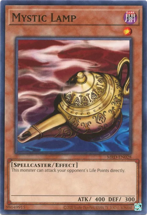Mystic Lamp MRD-EN028 MRD-EN Unlimited Common Yu-Gi-Oh card from Metal Raiders (25th Anniversary Edition)