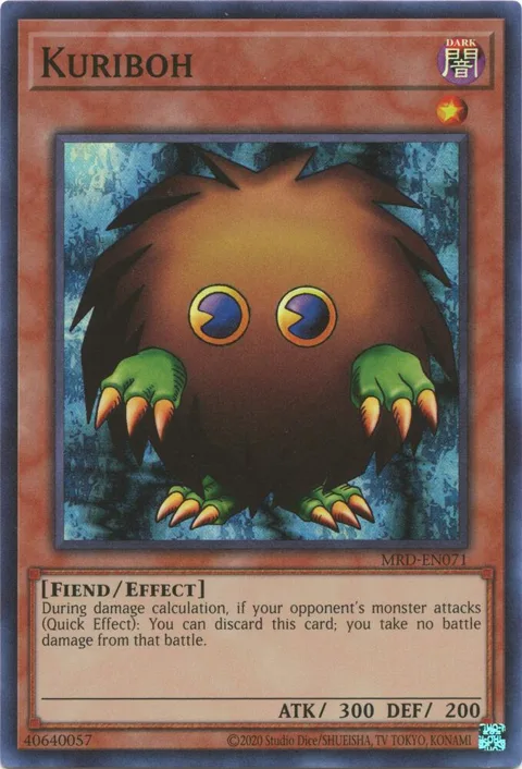 Kuriboh MRD-EN071 Yu-Gi-Oh card from Metal Raiders (25th Anniversary Edition)