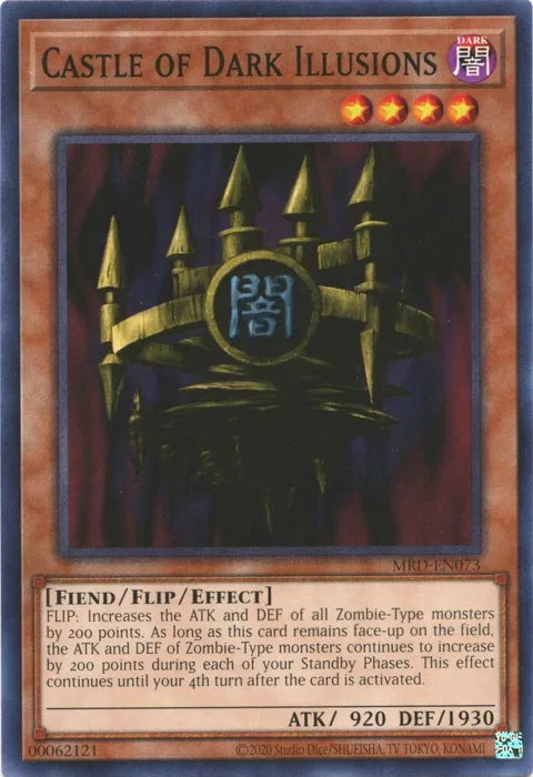 Castle of Dark Illusions MRD-EN073 Yu-Gi-Oh card from Metal Raiders (25th Anniversary Edition)