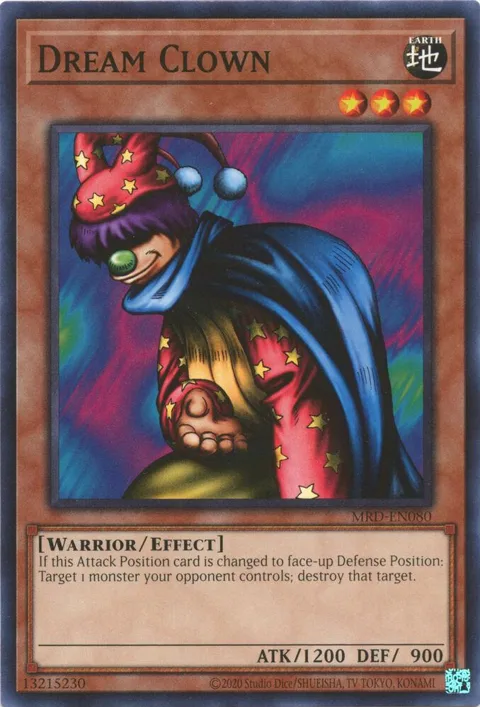 Dream Clown MRD-EN080 MRD-EN Unlimited Common Yu-Gi-Oh card from Metal Raiders (25th Anniversary Edition)