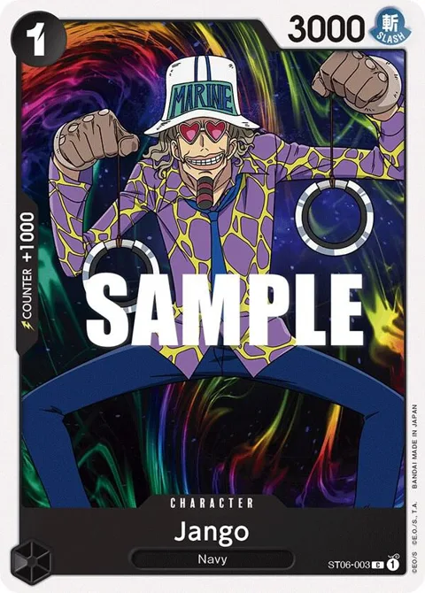 Jango ST06-003 One Piece card from Starter Deck 6: Absolute Justice