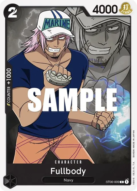 Fullbody ST06-009 One Piece card from Starter Deck 6: Absolute Justice