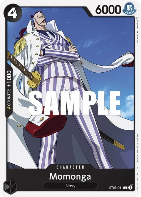 Momonga ST06-011 One Piece card from Starter Deck 6: Absolute Justice