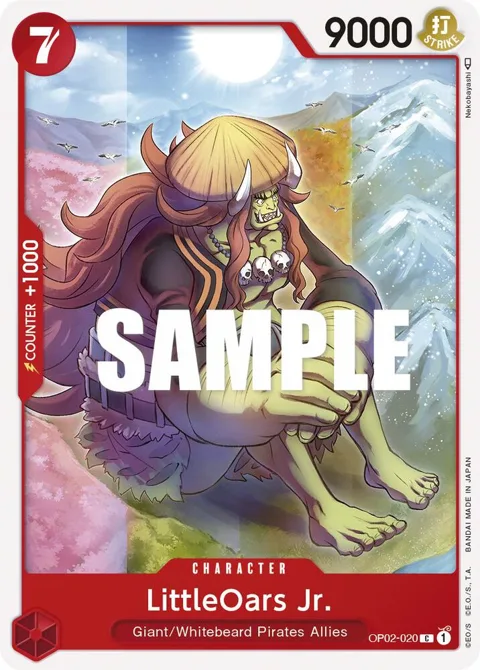 LittleOars Jr. OP02-020 One Piece card from Paramount War