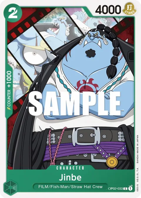 Jinbe OP02-033 One Piece card from Paramount War