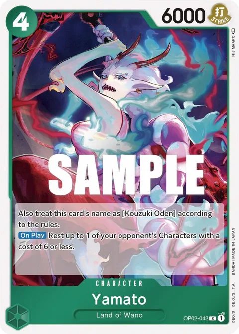 Yamato OP02-042 One Piece card from Paramount War