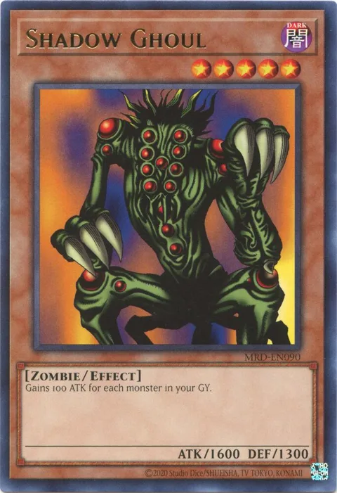 Shadow Ghoul MRD-EN090 Yu-Gi-Oh card from Metal Raiders (25th Anniversary Edition)