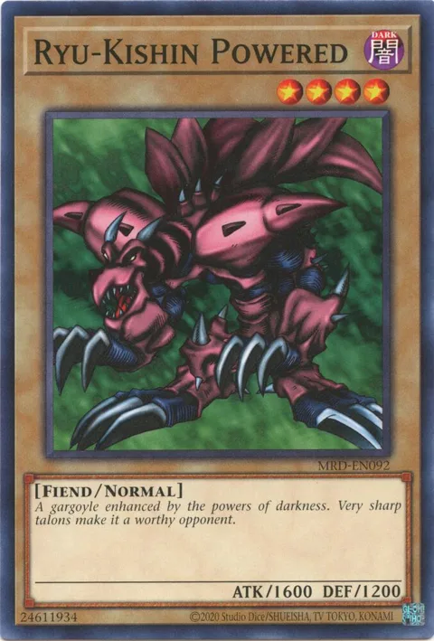 Ryu-Kishin Powered MRD-EN092 Yu-Gi-Oh card from Metal Raiders (25th Anniversary Edition)