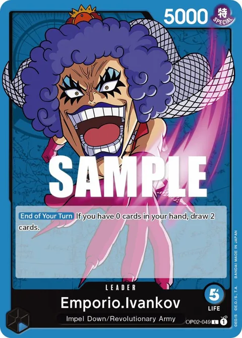 Emporio.Ivankov OP02-049 One Piece card from Paramount War