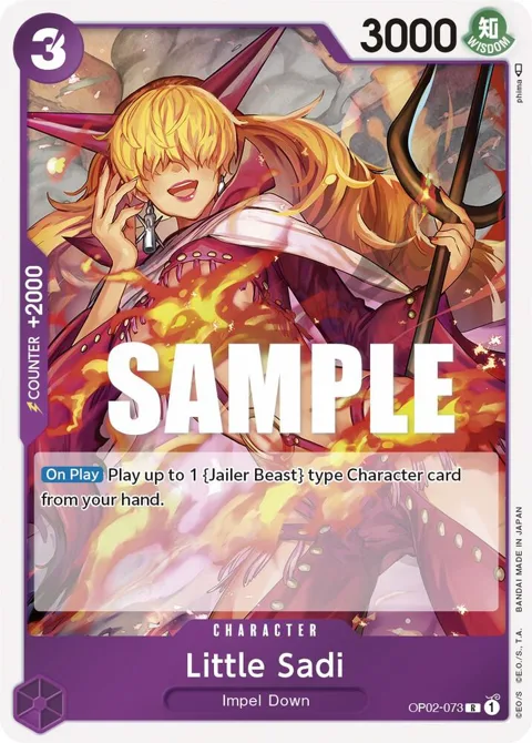 Little Sadi OP02-073 One Piece card from Paramount War