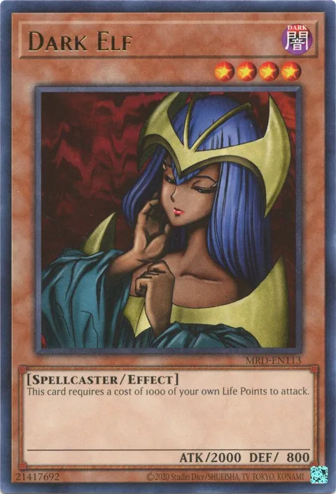 Dark Elf MRD-EN113 Yu-Gi-Oh card from Metal Raiders (25th Anniversary Edition)