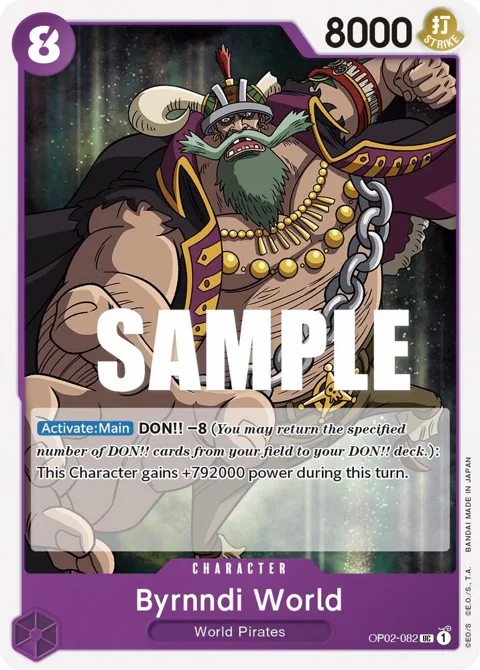 Byrnndi World OP02-082 One Piece card from Paramount War