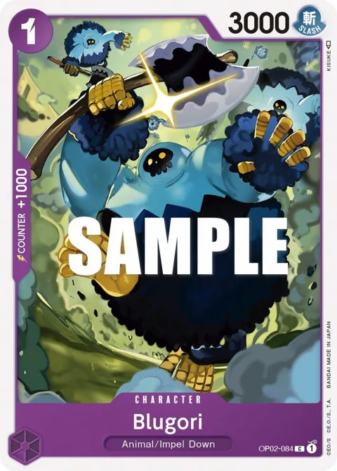 Blugori OP02-084 One Piece card from Paramount War