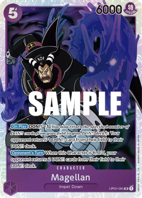 Magellan OP02-085 One Piece card from Paramount War