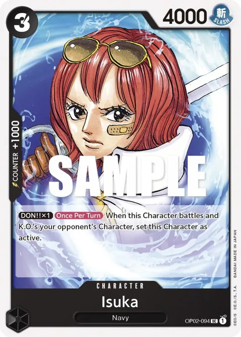 Isuka OP02-094 One Piece card from Paramount War