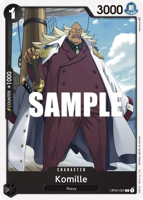 Komille OP02-097 One Piece card from Paramount War
