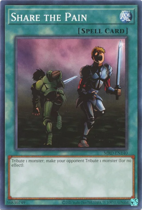 Share the Pain MRD-EN140 Yu-Gi-Oh card from Metal Raiders (25th Anniversary Edition)