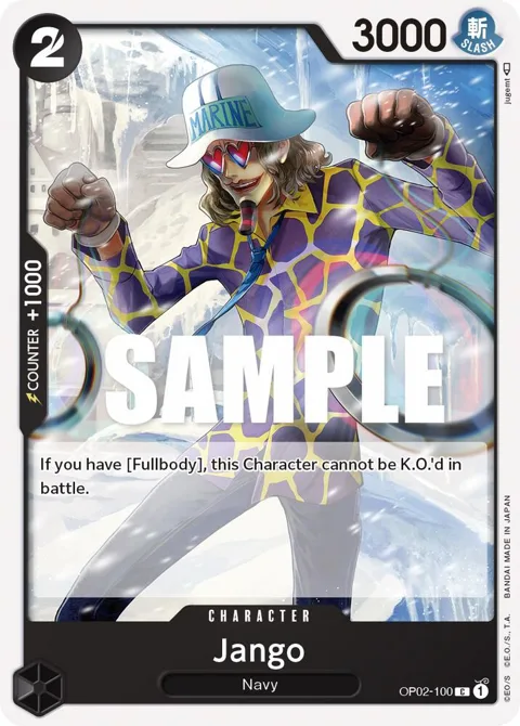 Jango OP02-100 One Piece card from Paramount War