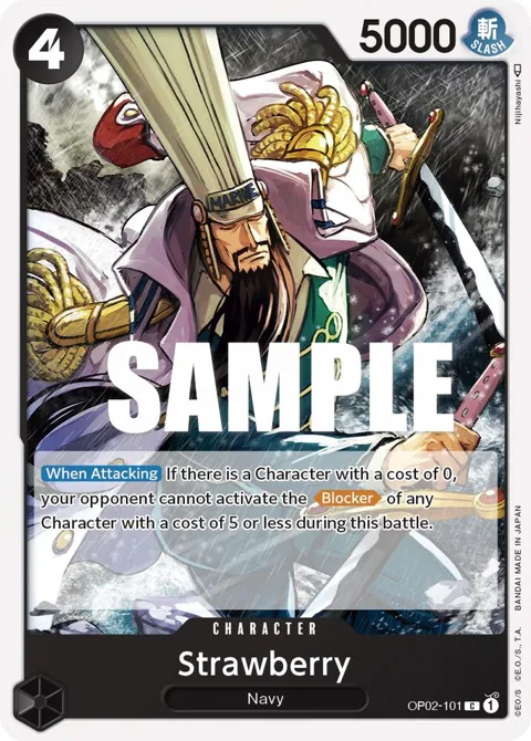 Strawberry OP02-101 One Piece card from Paramount War