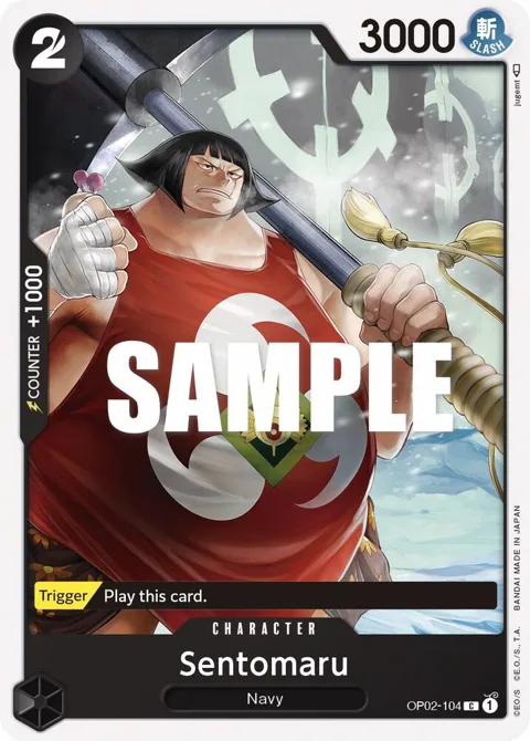 Sentomaru OP02-104 One Piece card from Paramount War