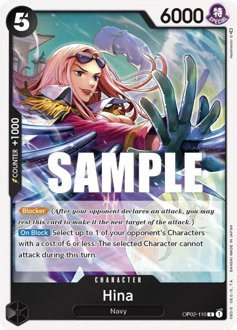 Hina OP02-110 One Piece card from Paramount War