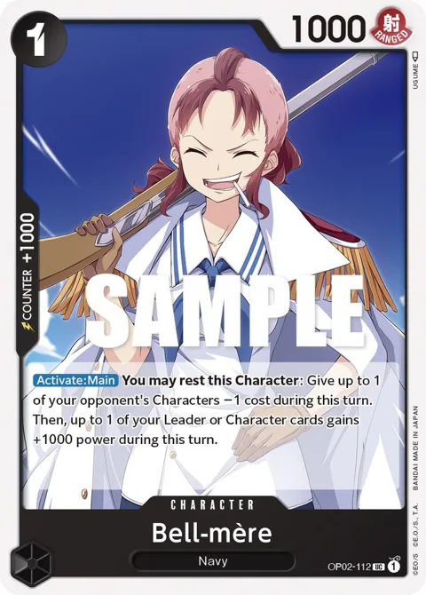 Bell-mere OP02-112 One Piece card from Paramount War