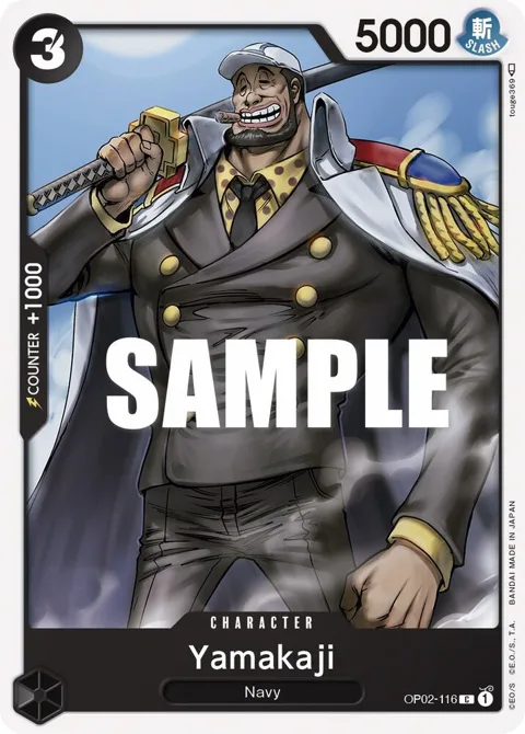 Yamakaji OP02-116 OP02 One Piece card from Paramount War