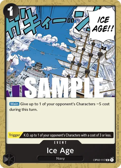 Ice Age OP02-117 One Piece card from Paramount War