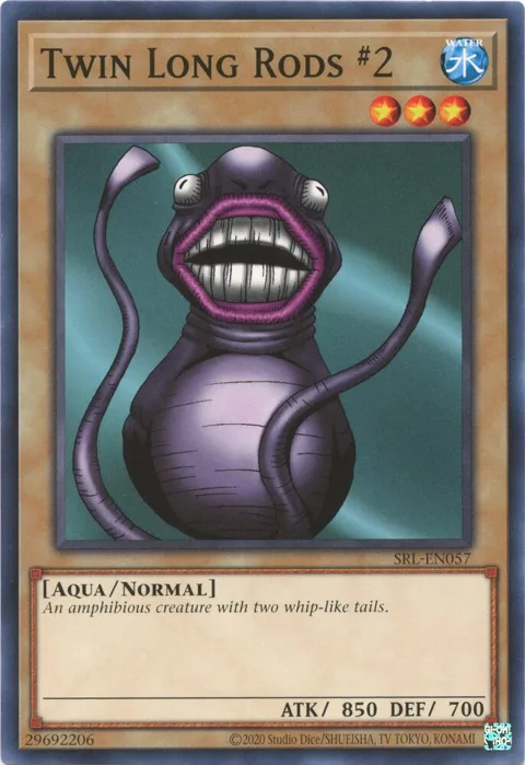 Twin Long Rods #2 SRL-EN057 Yu-Gi-Oh card from Spell Ruler (25th Anniversary Edition)
