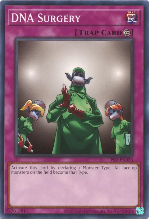 DNA Surgery PSV-EN026 PSV-EN Unlimited Common Yu-Gi-Oh card from Pharaoh's Servant (25th Anniversary Edition)