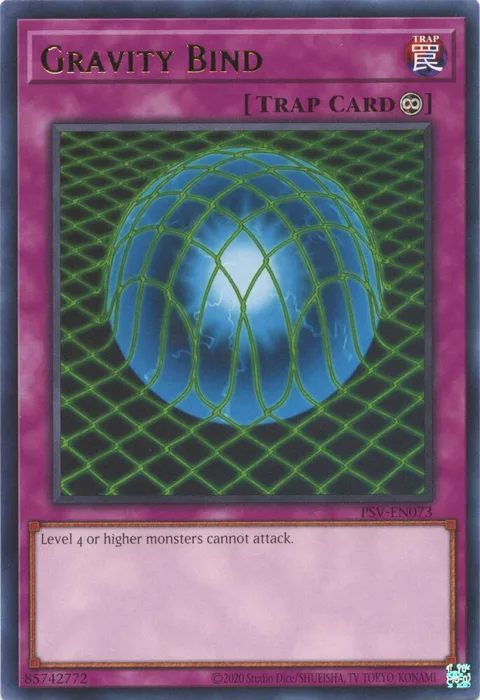 Gravity Bind PSV-EN073 Yu-Gi-Oh card from Pharaoh's Servant (25th Anniversary Edition)