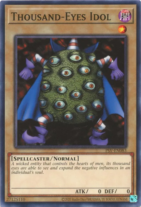 Thousand-Eyes Idol PSV-EN083 Yu-Gi-Oh card from Pharaoh's Servant (25th Anniversary Edition)