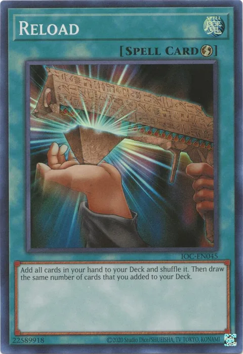 Reload IOC-EN045 IOC-EN Unlimited Super Rare Yu-Gi-Oh card from Invasion of Chaos (25th Anniversary Edition)