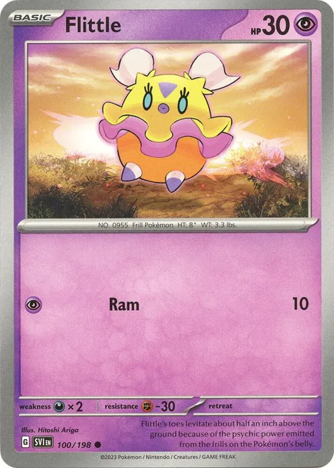 Flittle #100/198 Pokémon card from Scarlet & Violet Base Set