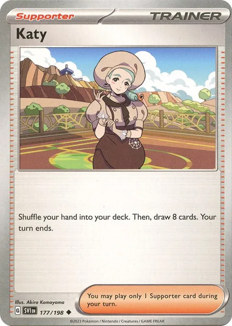 Katy #177/198 Pokémon card from Scarlet & Violet Base Set