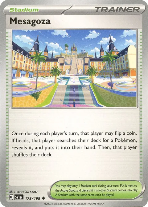Mesagoza #178/198 Pokémon card from Scarlet & Violet Base Set
