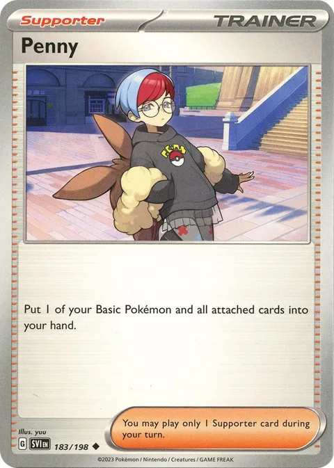 Penny #183/198 Pokémon card from Scarlet & Violet Base Set