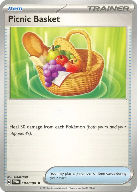 Picnic Basket #184/198 Pokémon card from Scarlet & Violet Base Set
