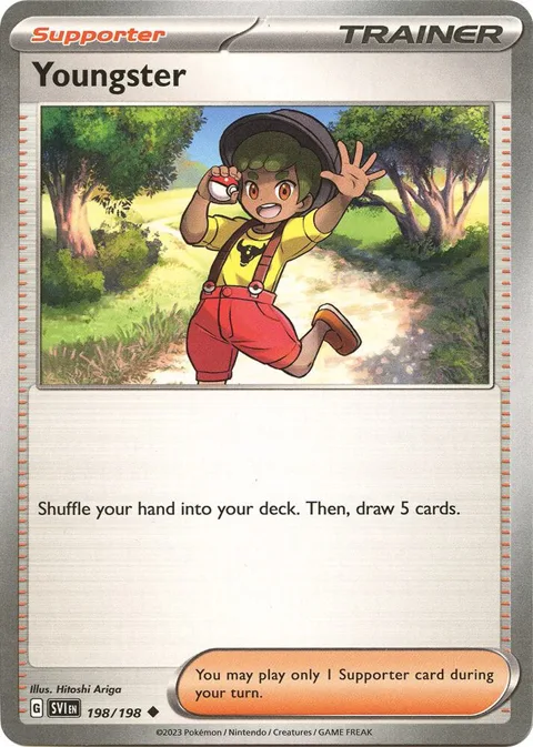 Youngster #198/198 Pokémon card from Scarlet & Violet Base Set