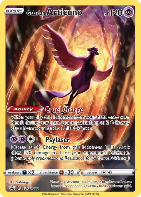 Galarian Articuno #SWSH282 Holofoil Pokémon card from Sword & Shield Promo Cards