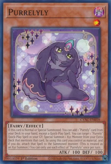 Purrelyly CYAC-EN018 Yu-Gi-Oh card from Cyberstorm Access